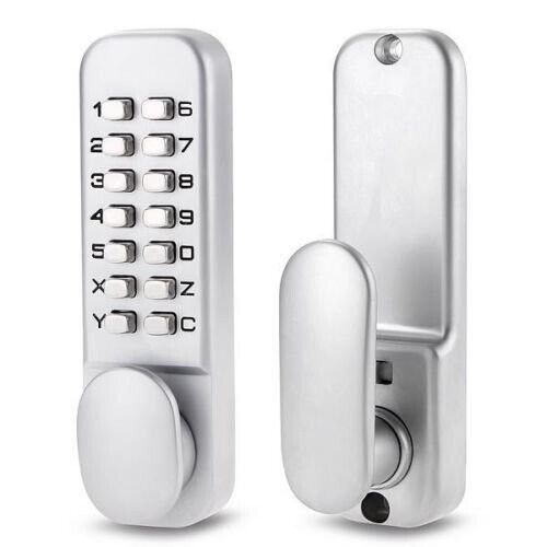 Push Button Mechanical Digital Combination Code Door Lock Keyless Access S/C	