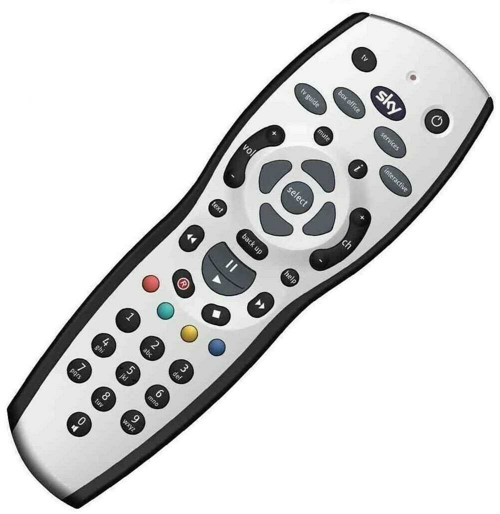New Sky + Plus HD Rev 9f SKY Remote Control Replacement HQ with SKY Button and Play Pause