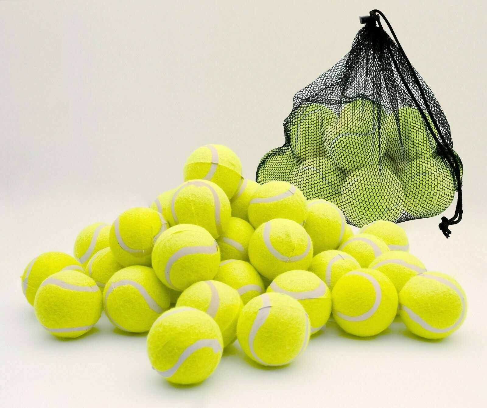 24 Pcs New Tennis Balls Yellow Ball Games Dog Pet Toy Pets Sports Games Fun