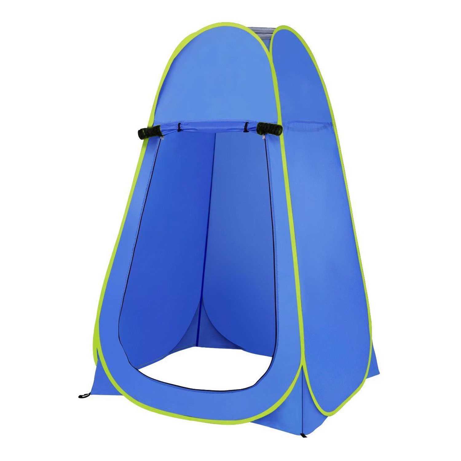 Blue Outdoor Portable Instant Pop Up Tent Camping Shower Toilet Privacy Changing Room