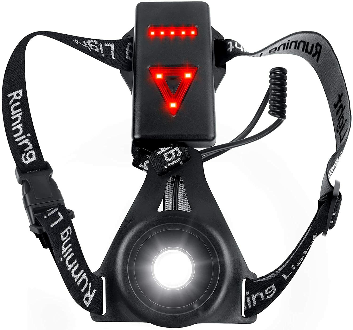 Waterproof Running Light USB Rechargeable LED Chest Light Safety Wearable